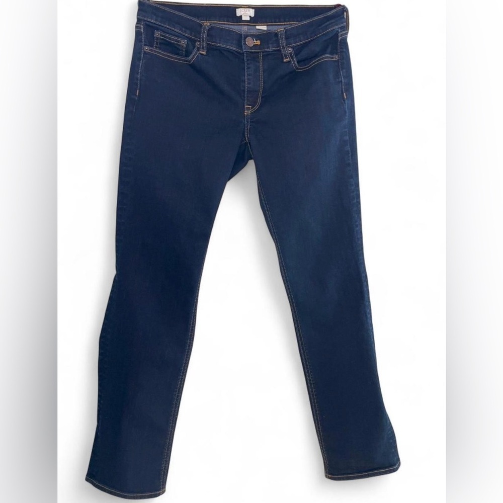 J. Crew Women's Straight Leg Jeans - Dark Blue